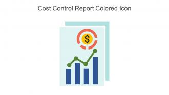 Cost Control Report Colored Icon In Powerpoint Pptx Png And Editable Eps Format