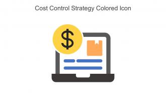 Cost Control Strategy Colored Icon In Powerpoint Pptx Png And Editable Eps Format