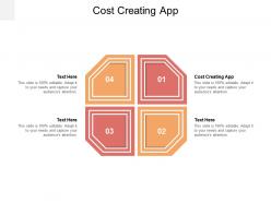 Cost creating app ppt powerpoint presentation infographics ideas cpb