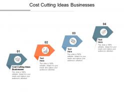 Cost cutting ideas businesses ppt powerpoint presentation ideas cpb