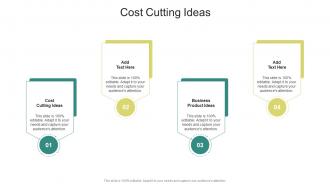 Cost Cutting Ideas In Powerpoint And Google Slides Cpb