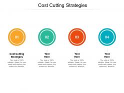 Cost cutting strategies ppt powerpoint presentation background images cpb