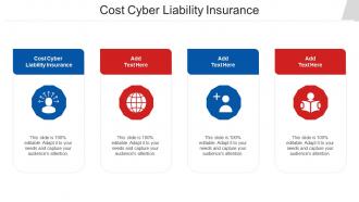 Cost Cyber Liability Insurance Ppt Powerpoint Presentation Portfolio Background Designs Cpb