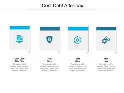 Cost debt after tax ppt powerpoint presentation slides backgrounds cpb