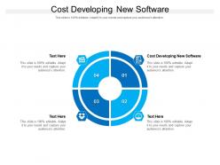 Cost developing new software ppt powerpoint presentation portfolio graphics example cpb