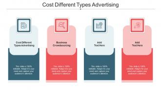 Cost Different Types Advertising Ppt Powerpoint Presentation Inspiration Themes Cpb