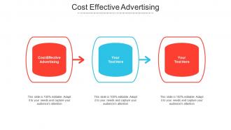 Cost Effective Advertising Ppt Powerpoint Presentation Summary Icon Cpb