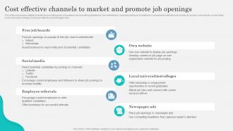 Cost Effective Channels To Market And Marketing Strategy To Attract Strategy SS V