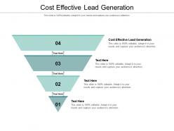 Cost effective lead generation ppt powerpoint presentation icon slides cpb