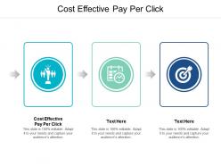 Cost effective pay per click ppt powerpoint presentation model templates cpb