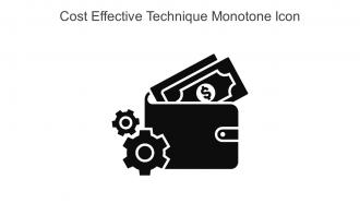 Cost Effective Technique Monotone Icon In Powerpoint Pptx Png And Editable Eps Format