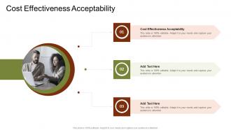 Cost Effectiveness Acceptability In Powerpoint And Google Slides Cpb