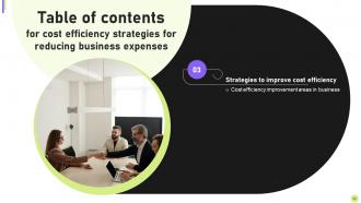Cost Efficiency Strategies For Reducing Business Expenses Powerpoint Presentation Slides Good Impressive