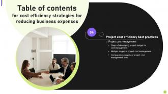 Cost Efficiency Strategies For Reducing Business Expenses Powerpoint Presentation Slides Template Interactive
