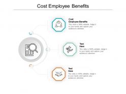Cost employee benefits ppt powerpoint presentation infographic template cpb