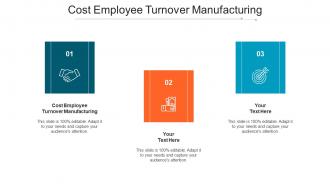Cost Employee Turnover Manufacturing Ppt Powerpoint Presentation Inspiration Template Cpb