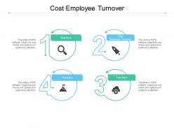 Cost employee turnover ppt powerpoint presentation infographic template brochure cpb
