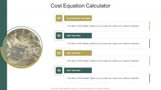 Cost Equation Calculator In Powerpoint And Google Slides Cpb
