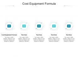 Cost equipment formula ppt powerpoint presentation summary structure cpb