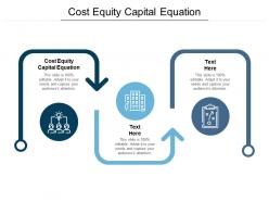 Cost equity capital equatio ppt powerpoint presentation themes cpb