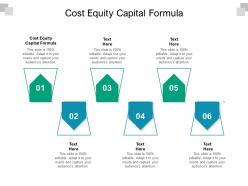 Cost equity capital formula ppt powerpoint presentation infographics templates cpb