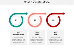 Cost estimate model ppt powerpoint presentation summary samples cpb