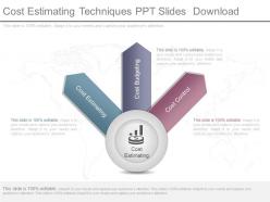 Cost estimating techniques ppt slides download