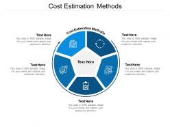 Cost estimation methods ppt powerpoint presentation gallery images cpb