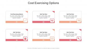 Cost Exercising Options In Powerpoint And Google Slides Cpb