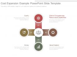 Cost expansion example powerpoint slide template