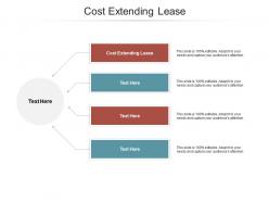 Cost extending lease ppt powerpoint presentation portfolio outfit cpb