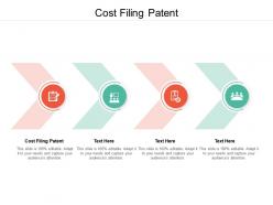 Cost filing patent ppt powerpoint presentation pictures template cpb
