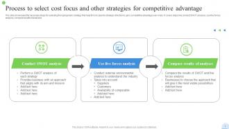 Cost Focus Strategy Powerpoint Ppt Template Bundles Interactive Attractive
