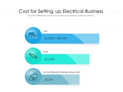 Cost For Setting Up Electrical Business