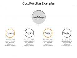 Cost function examples ppt powerpoint presentation pictures introduction cpb