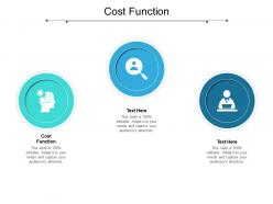 Cost function ppt powerpoint presentation professional designs cpb