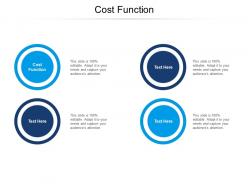 Cost function ppt powerpoint presentation summary show cpb