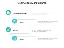 Cost goods manufactured ppt powerpoint presentation styles ideas cpb