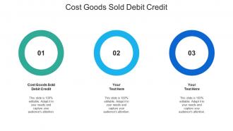 Cost goods sold debit credit ppt powerpoint presentation show example file cpb