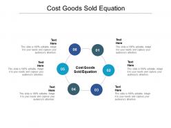 Cost goods sold equation ppt powerpoint presentation styles samples cpb