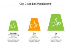 Cost goods sold manufacturing ppt powerpoint presentation show graphics cpb