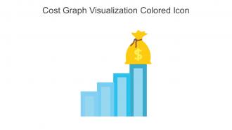 Cost Graph Visualization Colored Icon In Powerpoint Pptx Png And Editable Eps Format