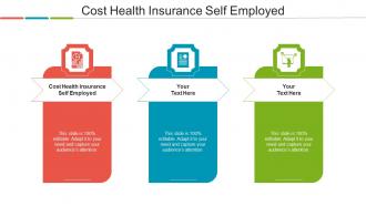 Cost Health Insurance Self Employed Ppt Powerpoint Presentation Pictures Background Image Cpb