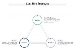 Cost hire employee ppt powerpoint presentation outline display cpb