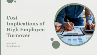 Cost Implications Of High Employee Turnover PPT Structure AT