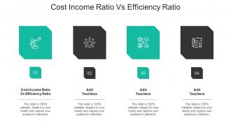 Cost Income Ratio Vs Efficiency Ratio Ppt Powerpoint Presentation Styles Aids Cpb