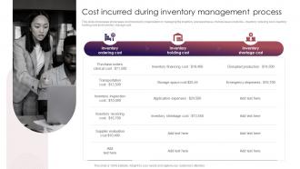 Cost Incurred During Inventory Management Process Retail Inventory Management Techniques