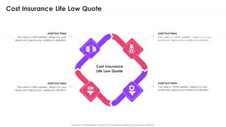 Cost Insurance Life Low Quote In Powerpoint And Google Slides Cpb