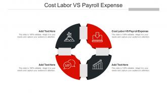Cost Labor Vs Payroll Expense Ppt Powerpoint Presentation File Slides Cpb