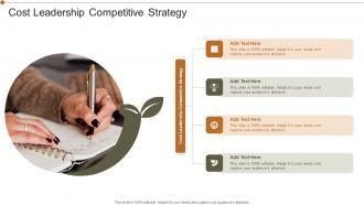 Cost Leadership Competitive Strategy In Powerpoint And Google Slides Cpb